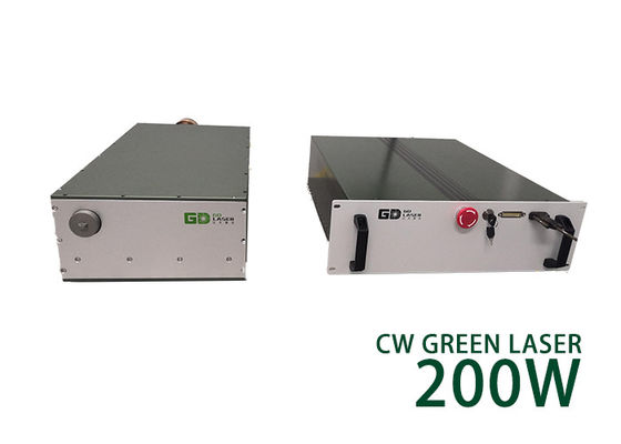 Single Mode Nanosecond CW Pulsed Laser Green 200W Fiber Laser