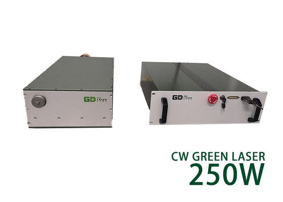 250W Single Mode Nanosecond Tunable CW Laser Green Fiber Laser