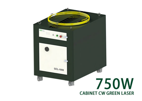Single Mode 750W Green CW Fiber Laser Cabinet Type